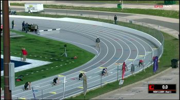 Men's 200m, Heat 1