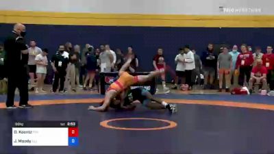 60 kg Round Of 32 - Dylan Koontz, Titan Mercury Wrestling Club (TMWC) vs Jabari Moody, Illinois