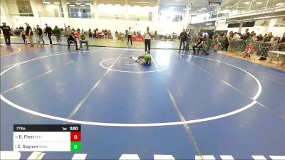 77 lbs Consi Of 8 #2 - Brayden Fleet, Refinery WC vs Cael Gagnon, Massabesic