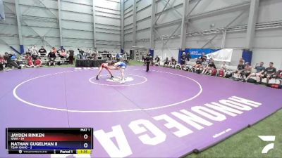 120 lbs Round 1 (16 Team) - Jayden Rinken, Iowa vs Nathan Gugelman II, Team Idaho