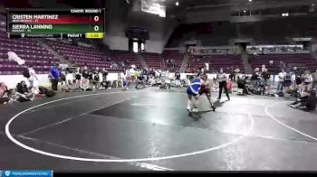 W-180 lbs Round 1 (16 Team) - Cristen Martinez, New Mexico vs Sierra Lanning, Kansas