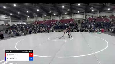 82 lbs 1st Place Match - Quade Probst, Wasatch Wrestling Club vs Hunter Leavitt, Champions Wrestling Club