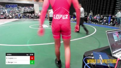 125 lbs Round Of 64 - Emiliano Lopez, Bullard Wrestling Academy vs Israel Borge, TEAM PRIDE ACADEMY