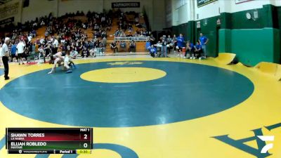 138 lbs 3rd Place Match - Shawn Torres, La Habra vs Elijah Robledo, Mayfair