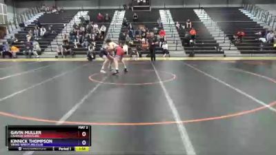 16U-6 lbs Round 1 - Gavin Muller, Caveman Wrestling vs Kinnick Thompson, Viking Wrestling Club