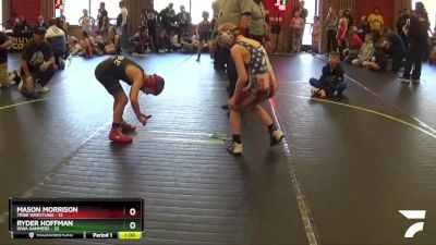 75 lbs Round 2 (4 Team) - Ryder Hoffman, Iowa Hammers vs Mason Morrison, Tribe Wrestling