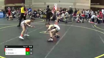 58 lbs Round 2 (4 Team) - Abe Cichocki, Team Good. Real Good. vs D`Angelo Chavez, MI Pitbulls