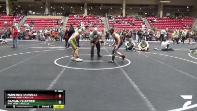 130 lbs Semifinal - Maverick Renville, Augusta Wrestling Club vs Damian Chartier, Hays Wrestling Club