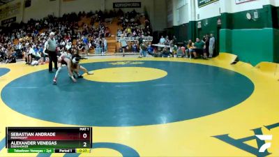 106 lbs 3rd Place Match - Sebastian Andrade, Paramount vs Alexander Venegas, Eisenhower