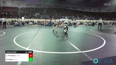 64 lbs Consi Of 16 #2 - Johnathon Primeaux, Henryetta Knights Wrestling Club vs Will Black, Perkins