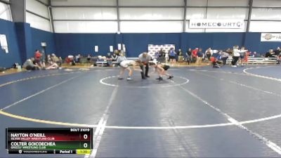 85 lbs Cons. Round 3 - Colter Goicoechea, Grizzly Wrestling Club vs Nayton O`Neill, Silver Valley Wrestling Club