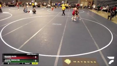 145 Championship Bracket Cons. Round 3 - Jaxon Mikolyzk, Prior Lake vs Rhadei Kuck, Homestead