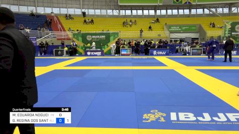 MARIA EDUARDA NOGUEIRA TORRES vs GLADYS REGINA DOS SANTOS 2024 Brasileiro Jiu-Jitsu IBJJF