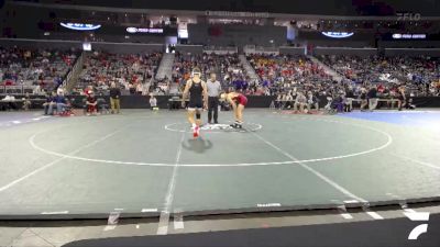 152 lbs Quarterfinal - Hunter May, Evansville Mater Dei vs Luke May, Terre Haute South Vigo