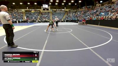 110 lbs 3rd Place Match - Stella Segura, Shawnee Mission South vs Ashley Alonso, Dodge City