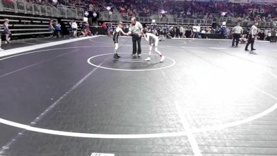 66 lbs Quarterfinal - Elias Aronhalt, Hallsville Kids Club vs Gage Carter, Ubasa Wrestling Academy