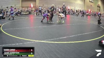 60 lbs Quarterfinals (8 Team) - Kasen Cargo, Backyard Brawlers vs Asher Garretson, Untouchables