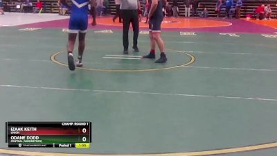 2 - 190 lbs Cons. Semi - Odane Dodd, Central (Woodstock) vs Izaak Keith, Union