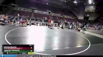 53 lbs Round 2 (10 Team) - Colten Becker, Black Fox Wrestling Academy vs MARCELO SALDALTE, Team NV