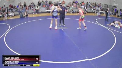 138 lbs Cons. Round 2 - Isaac Grimmer, Triple Crown Wrestling Club vs Juan Pacheco, HotShots Wrestling