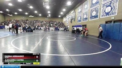 150 lbs Champ. Round 1 - Alexandra Castro, Golden Valley vs Marina Hernandez, Selma