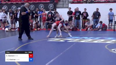 51 kg Rnd Of 32 - Carter Dawson, Roseburg Mat Club /Umpqua Valley Wrestling Associaction vs Chase Kastner, Curby 3 Style Wrestling Club