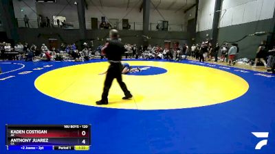 120 lbs Cons. Round 4 - Kaden Costigan, AK vs Anthony Juarez, CA