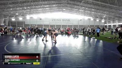 250 lbs Quarterfinal - Korbin Curtis, Delta Wrestling Club vs Evan Martinez, Idaho