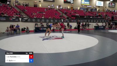 140 lbs Cons 16 #2 - Alexis Pavlides, Sanderson Wrestling Academy vs Taydem Bylin, Mat Demon Wrestling Club