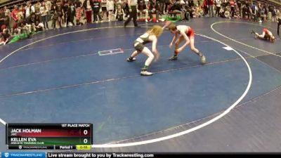 83 lbs 1st Place Match - Jack Holman, JWC vs Kellen Eva, Aniciete Training Club