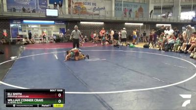 60+65 Round 1 - William Conner Craig, Alabama Elite vs Eli Smith, Predator Wrestling