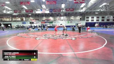 157 lbs Cons. Round 5 - Jose Flores, Central Oklahoma vs Easton Larson, Grand View (Iowa)