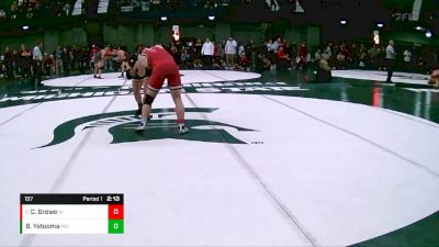 197 lbs Cons. Semi - Carter Grewe, Northern Illinois vs Brendin Yatooma, Michigan