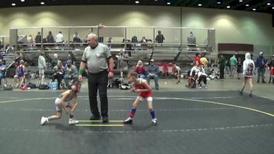 44 lbs Round 2 - Kasey Kaliszewski, Donahue Wrestling Academy vs Damon Burrell, Imlay City Wrestling Club