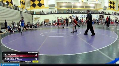 119 lbs Quarterfinal - Bo Jackson, Indian Creek Wrestling Club vs Sebastien Jean, Warren Wrestling Academy