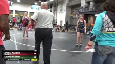 155 lbs Round 4 (6 Team) - Kaybrie Lovrien, Braided Brutes Wrestling vs Athena Alvarez, NE Valkyrie