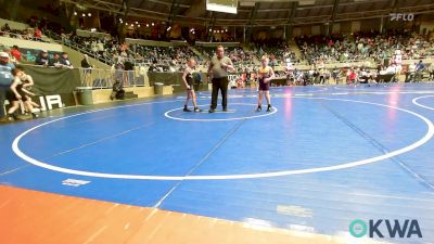 75 lbs Round Of 16 - Reed Stephenson, Bristow Youth Wrestling vs Corbin Wilson, Tecumseh Youth Wrestling