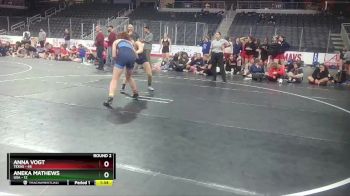 W 138 lbs Round 2 (3 Team) - Anna Vogt, Texas vs Aneka Mathews, USA