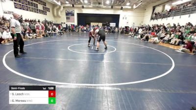 285 lbs Semifinal - Sean Leach, Noble vs Griffin Moreau, Windham/GNG/Westbrook