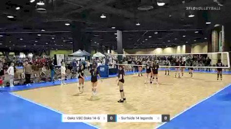 Oaks VBC Oaks 14-Gold vs Surfside 14 legends - 2022 JVA West Coast Cup presented by Nike