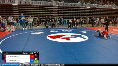 84 lbs Cons. Round 3 - Marshall Housley, Diamondville Wrestling Club vs Jace Jameson, North Big Horn Rams Wrestling