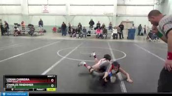 76 lbs Round 1 (8 Team) - Charles Rinehimer, NCWAY vs Logan Carreira, Joker Squad