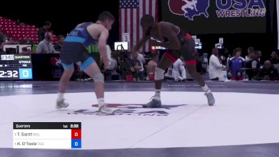 74 kg Quarters - Thomas Gantt, Wolfpack Wrestling Club / TMWC vs Keegan O'Toole, Tiger Style Wrestling Club