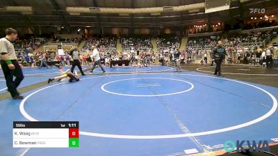 55 lbs Final - Karson Waag, Keystone Wrestling Club vs Channing Bowman, Prodigy Elite