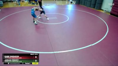 106 lbs Cons. Semi - Gabe Swenson, Zimmerman Wrestling Club vs Adrian Mincey, SOARR Elite Wrestling Club