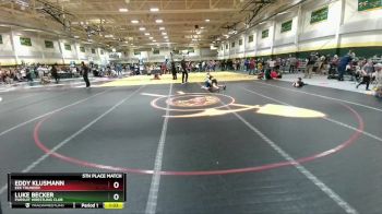 90 lbs 5th Place Match - Luke Becker, Pursuit Wrestling Club vs Eddy Klusmann, EEK Thunder