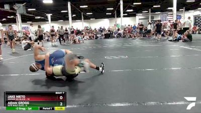 126 lbs Round 3 (6 Team) - Jake Nieto, Savage WA Black vs Aidan Grogg, Este Built Elite