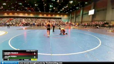 190 lbs Cons. Round 2 - Julian Perea, Servite vs Xavier Franco, Central