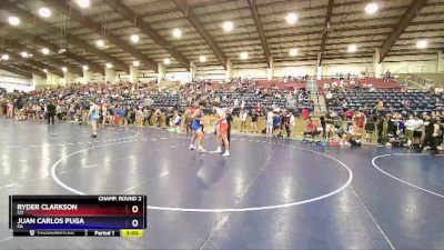 182 lbs Champ. Round 2 - Ryder Clarkson, CO vs Juan Carlos Puga, CA