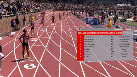 Women's 4x100m Relay College, Prelims 2